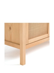 La Redoute Intérieurs Natural Gabin Pine & Cane Sideboard - Image 5 of 5