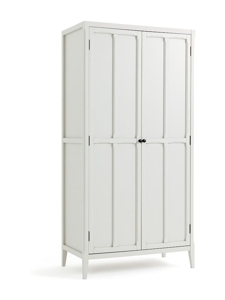 La Redoute Intérieurs White Eugénie 2-Door Wardrobe - Image 1 of 5