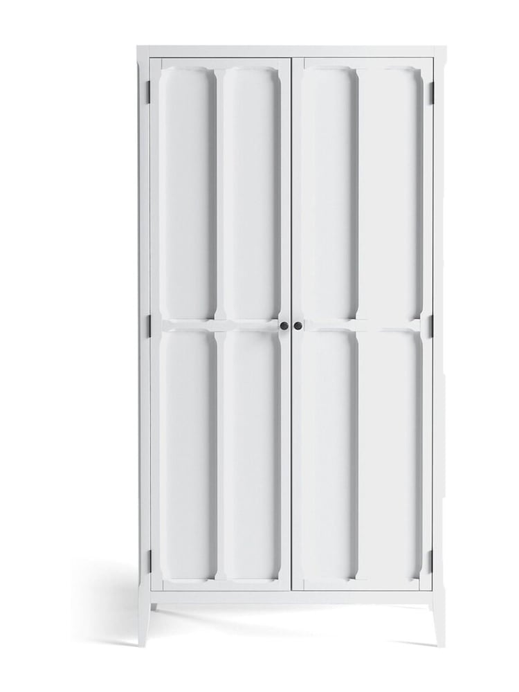La Redoute Intérieurs White Eugénie 2-Door Wardrobe - Image 2 of 5