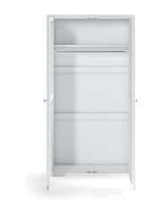 La Redoute Intérieurs White Eugénie 2-Door Wardrobe - Image 4 of 5