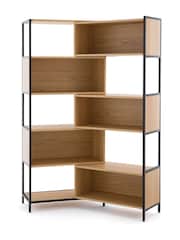 La Redoute Intérieurs Natural Volga Extendable Rotatable Metal  Oak Veneer She Unit - Image 2 of 6