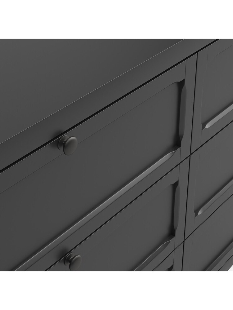 La Redoute Intérieurs Black Eugenie Chest of 6 Drawers - Image 5 of 5