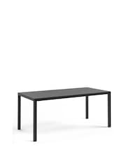 La Redoute Intérieurs Black Hiba Metal 6 Seater Dining Table - Image 3 of 4