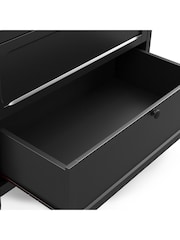 La Redoute Intérieurs Black Eugenie Wooden Chest of 3 Drawers - Image 4 of 5
