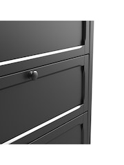 La Redoute Intérieurs Black Eugenie Wooden Chest of 3 Drawers - Image 5 of 5