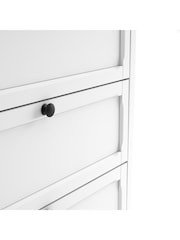 La Redoute Intérieurs White Eugenie Wooden Chest of 3 Drawers - Image 4 of 5