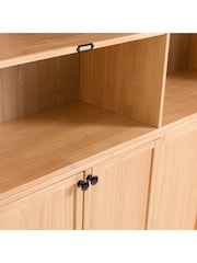 La Redoute Intérieurs Natural Gabin Pine Bookcase with Ladder - Image 6 of 6