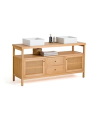 La Redoute Intérieurs Natural Gabin L160cm Double Sink Vanity Unit - Image 3 of 4