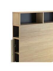 La Redoute Intérieurs Light Oak Wood Biface King Storage Headboard - Image 3 of 3