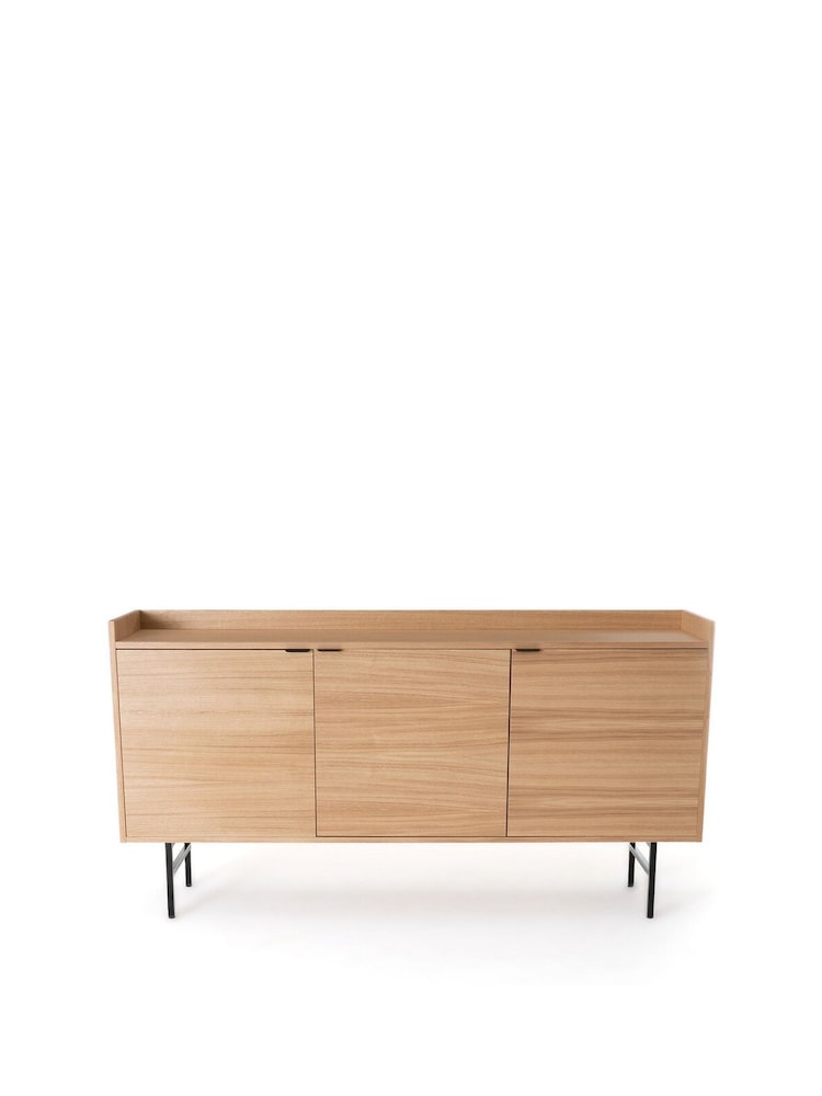 La Redoute Intérieurs Oak Volga 3-Door Sideboard - Image 2 of 5