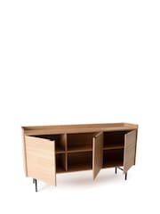 La Redoute Intérieurs Oak Volga 3-Door Sideboard - Image 4 of 5
