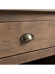 La Redoute Intérieurs Brown Lunja Solid Pine 2-Drawer Bar Cabinet - Image 5 of 5