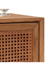 La Redoute Intérieurs Oak Waska Oak & Cane Bar Cabinet - Image 6 of 6