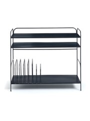 La Redoute Intérieurs Black Hiba Metal Vinyl Records Storage Unit - Image 1 of 5