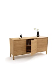 La Redoute Intérieurs Oak Adelita 3-Door Sideboard - Image 3 of 5