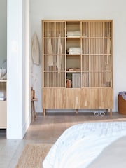 La Redoute Intérieurs Natural Bilbao Oak 6-Door Wardrobe - Image 1 of 6