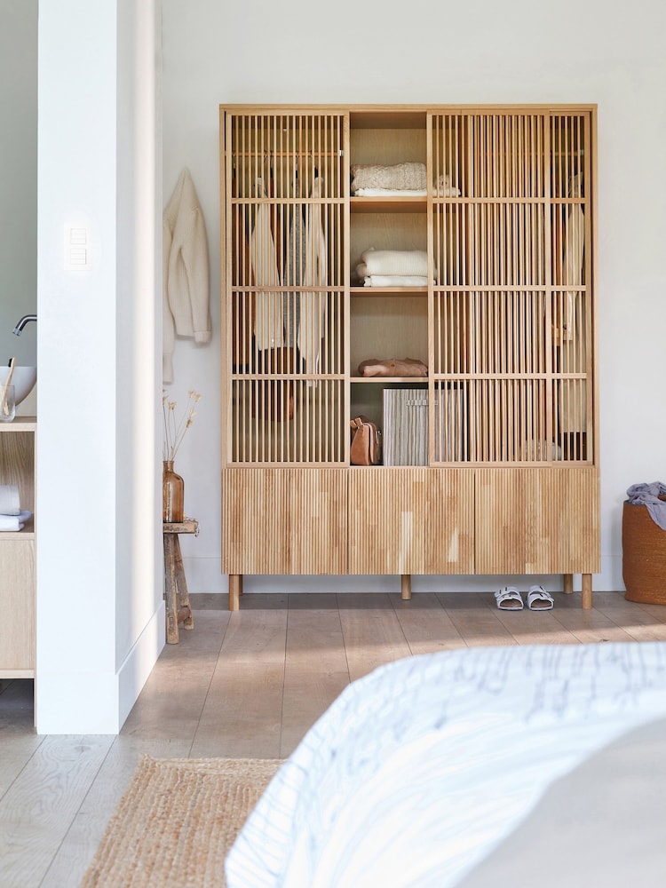 La Redoute Intérieurs Natural Bilbao Oak 6-Door Wardrobe - Image 1 of 6