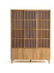 La Redoute Intérieurs Natural Bilbao Oak 6-Door Wardrobe - Image 2 of 6