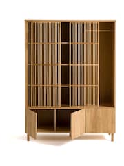La Redoute Intérieurs Natural Bilbao Oak 6-Door Wardrobe - Image 3 of 6