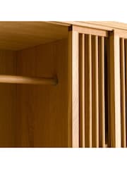 La Redoute Intérieurs Natural Bilbao Oak 6-Door Wardrobe - Image 5 of 6