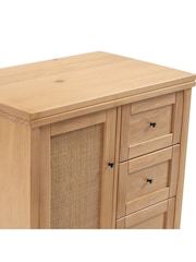 La Redoute Intérieurs Natural Gabin Dresser 1 Cupboard And 4 Drawers Set - Image 5 of 5