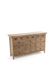 La Redoute Intérieurs Brown Lunja Sideboard Cabinet, 15 Drawers - Image 2 of 6
