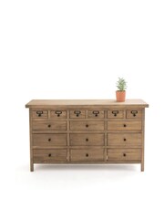 La Redoute Intérieurs Brown Lunja Sideboard Cabinet, 15 Drawers - Image 3 of 6