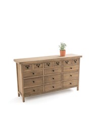 La Redoute Intérieurs Brown Lunja Sideboard Cabinet, 15 Drawers - Image 5 of 6