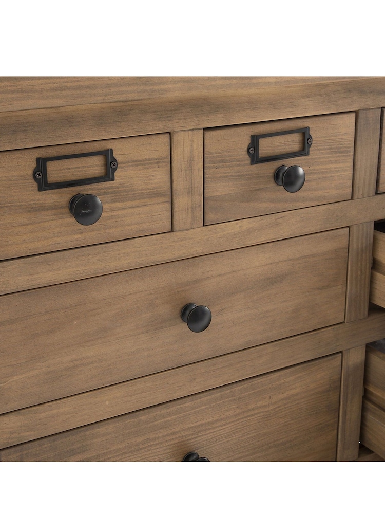 La Redoute Intérieurs Brown Lunja Sideboard Cabinet, 15 Drawers - Image 6 of 6