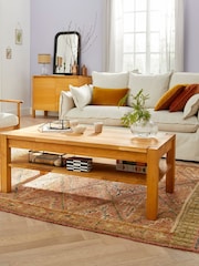 La Redoute Intérieurs Oak Adelita Oiled Coffee Table - Image 1 of 5