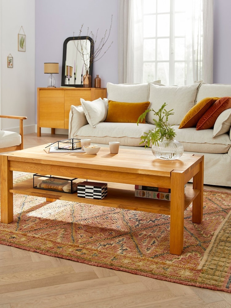 La Redoute Intérieurs Oak Adelita Oiled Coffee Table - Image 1 of 5