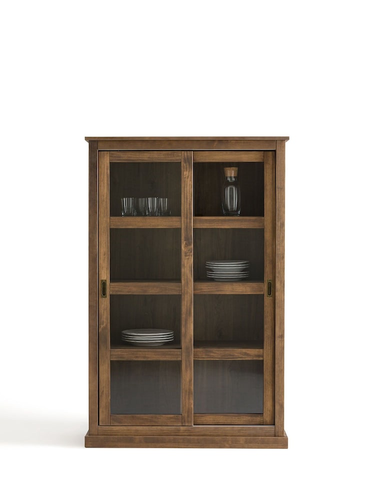 La Redoute Intérieurs Brown Lunja Solid Pine Low Sideboard - Image 1 of 5