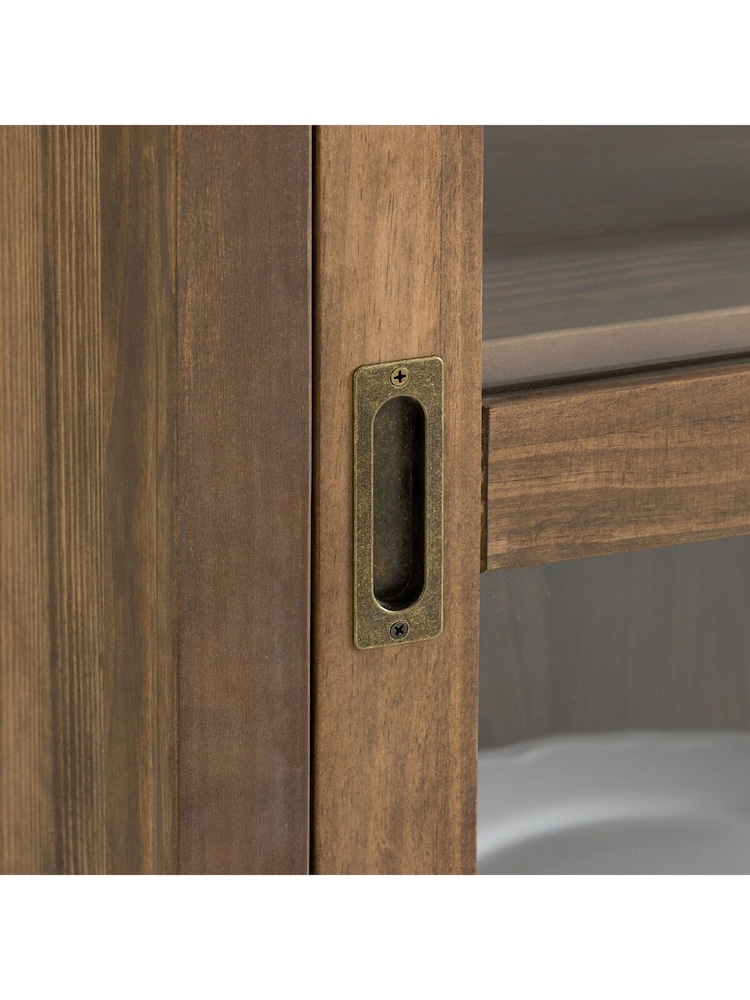 La Redoute Intérieurs Brown Lunja Solid Pine Low Sideboard - Image 5 of 5
