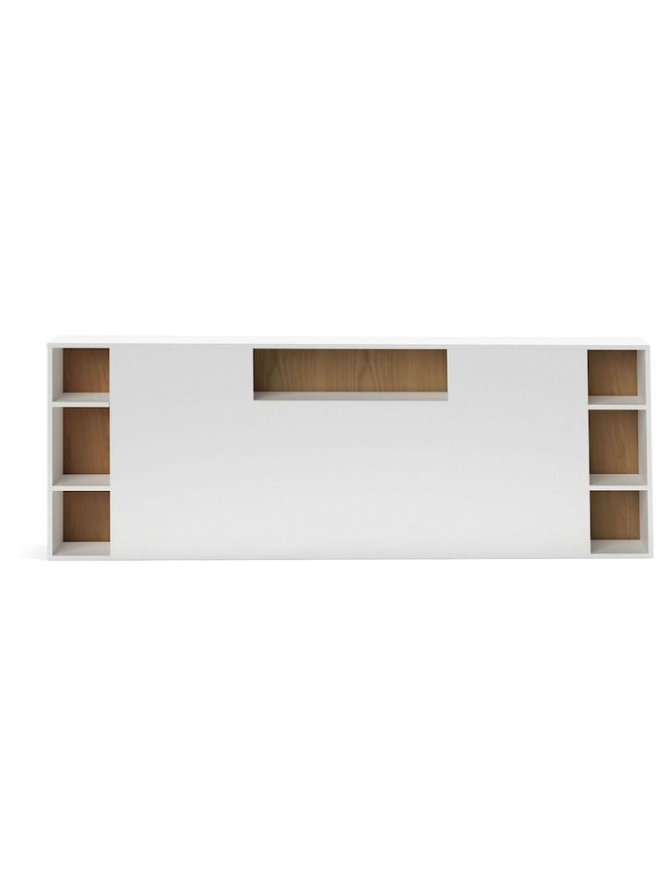 La Redoute Intérieurs White Biface XL Headboard with Storage - Image 2 of 4