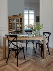 La Redoute Intérieurs Brown Lunja Extendable 6 to 8 Seater Dining Table - Image 1 of 6