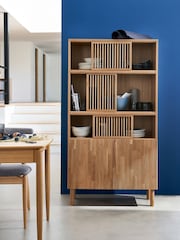 La Redoute Intérieurs Oak Bilbao Oak Storage Bookcase - Image 1 of 6