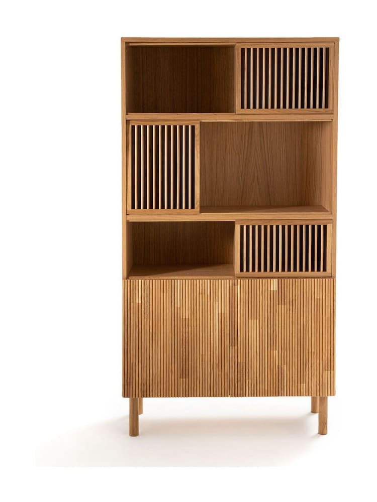 La Redoute Intérieurs Oak Bilbao Oak Storage Bookcase - Image 2 of 6
