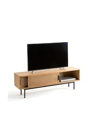 La Redoute Intérieurs Oak Waska Oak and Cane TV Stand - Image 3 of 4