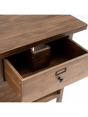La Redoute Intérieurs Brown Lunja Solid Pine Double Vanity Unit - Image 6 of 6