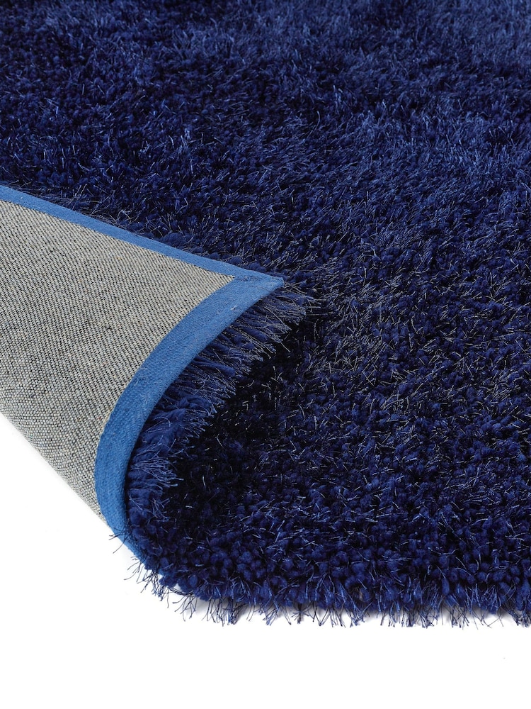 Origin Rug Collection. Blue Chicago Soft Shaggy Rug - Image 4 of 4
