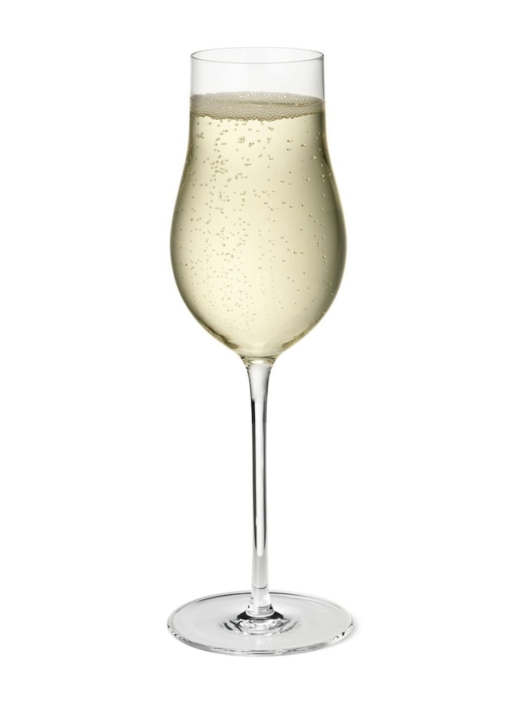 Georg Jensen Set of 6 Clear Sky Champagne Flute Glasses - Image 2 of 4
