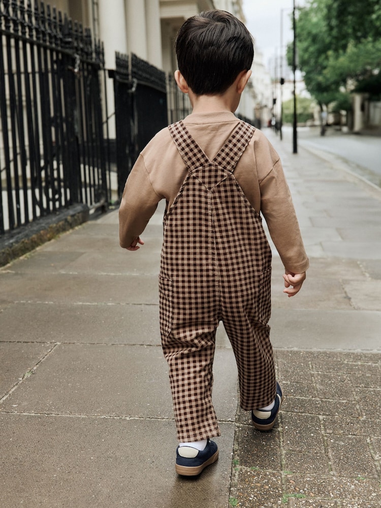 Brown Corduroy Dungarees (3mths-7yrs) - Image 3 of 3