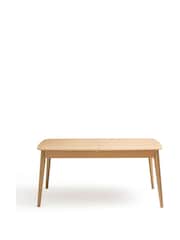 La Redoute Intérieurs Oak Biface Veneer 4 to 10 Seater Extendable Table - Image 3 of 4