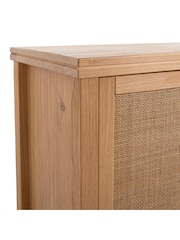 La Redoute Intérieurs Natural Gabin Pine & Rattan Sideboard - Image 5 of 5