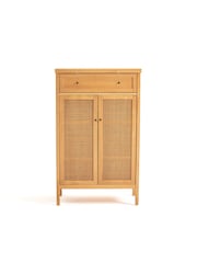 La Redoute Intérieurs Natural Gabin Solid Pine & Cane Sideboard - Image 2 of 5