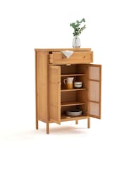 La Redoute Intérieurs Natural Gabin Solid Pine & Cane Sideboard - Image 4 of 5