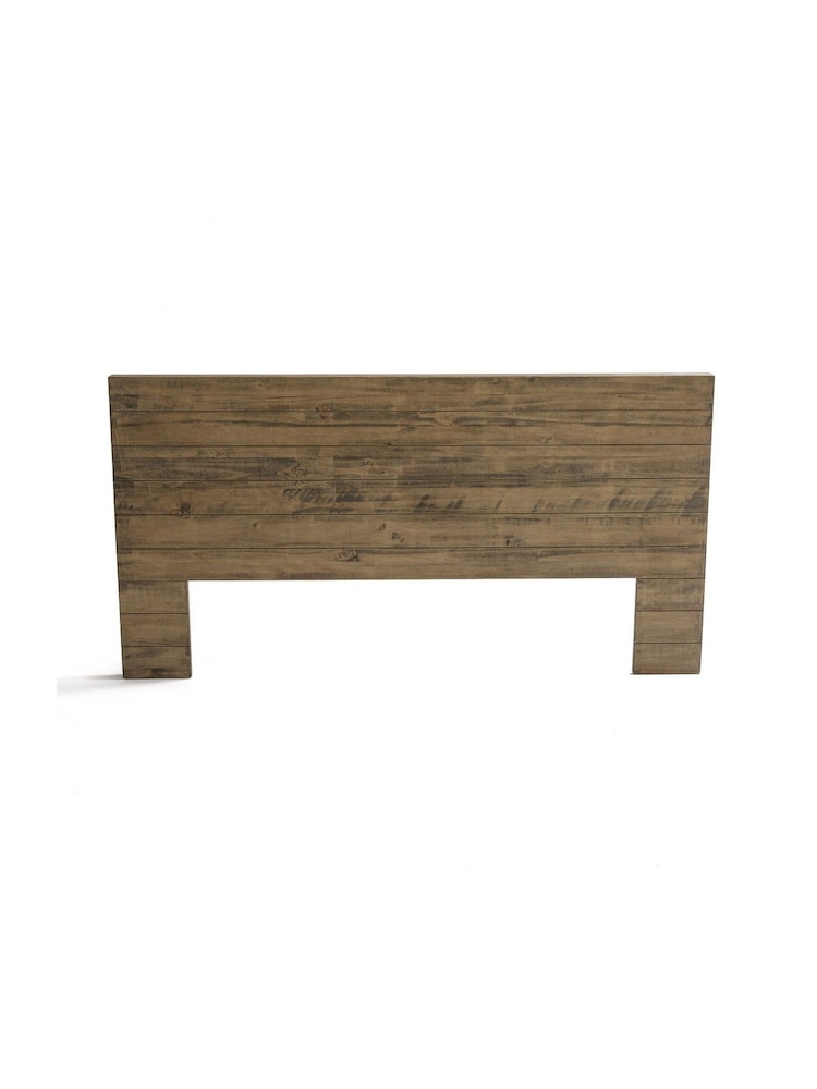 La Redoute Intérieurs Brown Lunja Brushed Solid Pine King Headboard - Image 1 of 4