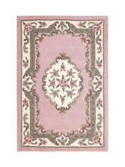 Origin Rug Collection. Pink Shensi Wool Rug - Image 3 of 6