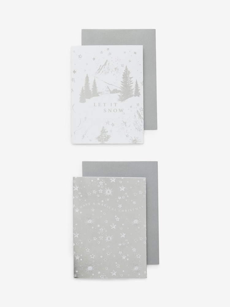 Silver Trees 20 Pack Christmas Cards - Image 3 of 3 Silver Trees 20 Pack Christmas Cards - Image 3 of 3