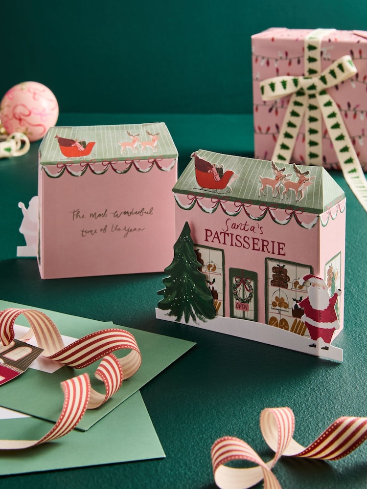 Santas Patisserie 10 Pack Christmas Cards - Image 1 of 3